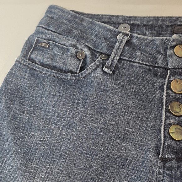 Joe's Jeans Suspender Chelsea Button-Fly Rolled Cuff Skinny Jeans - Size 27 / 4 - Picture 5 of 14